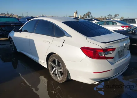 2022 Honda Accord Sport из США, поврежденный, VIN 1HGCV1F3XNA084806